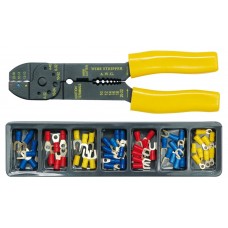 Set cleste sertizat si conectori 100 piese VOREL Set cleste sertizat si conectori 100 piese VOREL