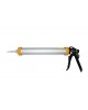 Pistol tub aluminiu 375 mm pentru silicon salam 2 palnii Top Strong