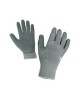 Manusi de protectie gri semiacoperite latex cu manson elastic alb Top Strong