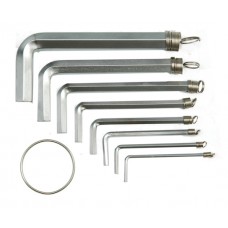 Set 8 imbusuri hexagonale 2-10 mm VOREL