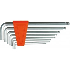 Set 8 chei imbus hexagonale cu bila 1.5-8 mm VOREL