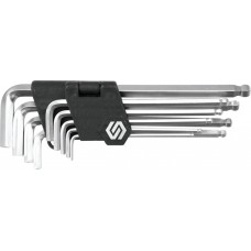 Set 9 chei hexagonale CrV 2.5-10 mm VOREL