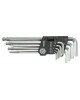 Set 9 chei hexagonale CrV 2-10 mm VOREL