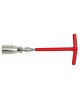 Cheie cu capat articulat pentru bujii 21 mm VOREL
