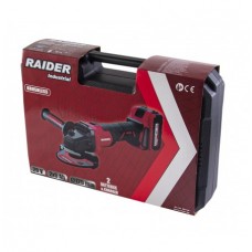  Raider Polizor unghiular disc 125 mm 2 acumulator..
