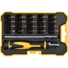Set surubelnita cu biti 22 piese VOREL Set surubelnita cu biti 22 piese VOREL