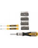 Set surubelnita cu clichet si biti 31 bucati VOREL