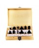 Set 12 freze profilate pentru lemn tija 6 mm HIKOKI
