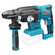 DED7149 DEDRA Ciocan rotopercutor SDS-Plus, 2.5J, cu 2 acumulatori Li-Ion 18V 4Ah si incarcator 125W