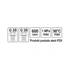 71817 FALA Racord flexibil F/F 3/8" 3/8"..