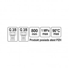 71818 FALA Racord flexibil F/F 3/8" 3/8"..