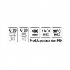 71834 FALA Racord flexibil F/M 3/8" 3/8"..