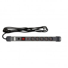72372 STHOR Prelungitor electric cu 5 prize, intrerupator, lungime 3 m, cu impamantare