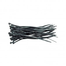 73892 VOREL Set 100 coliere negre, de plastic, dimensiune 100 x 2.5 mm