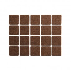 74861 VOREL Protectie sub mobilier, dimensiuni 20x20 mm, 20 bucati