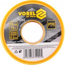 Banda PTFE 19 mm x 15 m VOREL