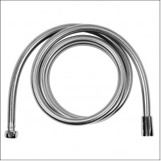 75655 FALA Furtun de dus, 2.0m, PVC, Argintiu