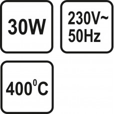  Set 11 piese aparat pirogravura 30 W cu accesorii..