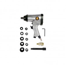 81101 Pistol pneumatic cu accesorii, prindere patrat 1/2", 340 Nm