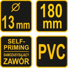 Furtun pentru transfer lichide lungime 180 mm diam..