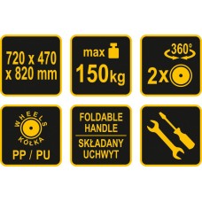 Vorel Carucior pentru transport capacitate maxima ..