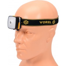 Vorel  Lanterna pentru cap 4 leduri 3W acumulator ..