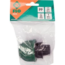 FLO Conector pentru tevi, dimensiune 25 mm x 3/4&q.. FLO Conector pentru tevi, dimensiune 25 mm x 3/4&q..