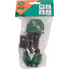 FLO Conector dublu pentru tevi PP, dimensiune 25 m..