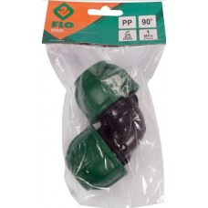 FLO Conector pentru tevi PP, 90 grade, dimensiune .. FLO Conector pentru tevi PP, 90 grade, dimensiune ..