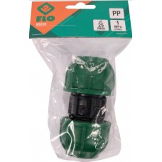 FLO Conector pentru tevi PP, dimensiune 25 x 25 mm.. FLO Conector pentru tevi PP, dimensiune 25 x 25 mm..
