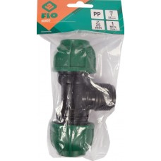 FLO Conector pentru tevi PP, dimensiune 25 mm x 1&.. FLO Conector pentru tevi PP, dimensiune 25 mm x 1&..
