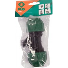 FLO Conector pentru tevi PP, dimensiune 25 mm x 1/.. FLO Conector pentru tevi PP, dimensiune 25 mm x 1/..