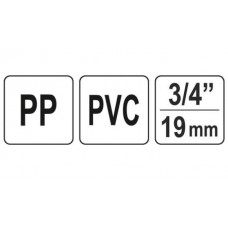 FLO Kit valve, filet 25 mm, conector rapid 19 mm.. FLO Kit valve, filet 25 mm, conector rapid 19 mm..