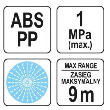 FLO Aspersor fix, presiune maxima 1 MPa, raza acti.. FLO Aspersor fix, presiune maxima 1 MPa, raza acti..