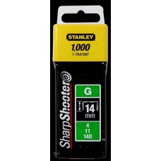 Capse pentru aplicatii profesionale tip G 14 mm 1000 bucati STANLEY