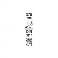 YT-21654 YATO Cheie reglabila, lungime 375 mm..