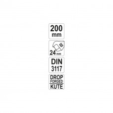 YT-21651 YATO Cheie reglabila, lungime 200 mm..