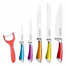 RL-SS601 ROYALTY LINE Set 6 cutite inox, maner col..