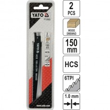 YATO Set 2 lame fierastrau sabie, pentru lemn, lun..