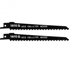 YATO Set 2 lame fierastrau sabie, pentru lemn, lungime 150 mm, pas dinte 6 TPI YATO Set 2 lame fierastrau sabie, pentru lemn, lungime 150 mm, pas dinte 6 TPI