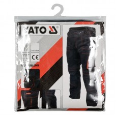 YATO Pantaloni de lucru, marime M, cu 5 buzunare..