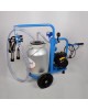 EMT. Aparat de muls vaci 1 post cu vid in cadru, bidon din aluminiu 30 litri EMTBLUE1+1A30