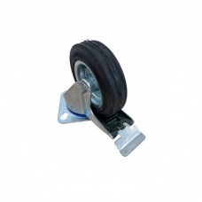 EMT. Roata pentru aparat de muls - cu sistem de franare, diametru 125 mm EMT3545-2
