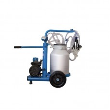 EMT. Aparat de muls oi si capre EMT BLUE, un bidon aluminiu 20 litri, 2 posturi 