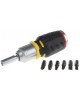 Surubelnita scurta cu clichet si 6 biti FatMax STANLEY. Surubelnita scurta cu clichet si 6 biti FatMax STANLEY.