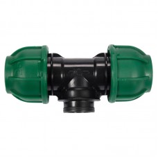 FLO Conector pentru tevi PP, dimensiune 25 mm x 1/2" x 25 mm, presiune 10 BAR