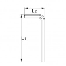 YATO Cheie imbus hexagonala tip L, diametru 2 mm, ..