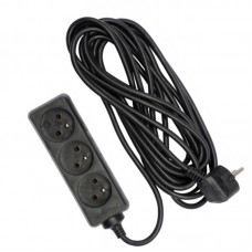 VOREL Prelungitor electric, cu 3 prize, lungime 1...