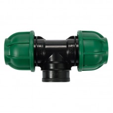 FLO Conector dublu pentru tevi PP, dimensiune 25 mm x 3/4" x 25 mm, presiune 10 BAR