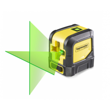 TOPMASTER Nivela laser 1H1Vx15m, fascicul verde, cu o proiectie orizontala si una verticala